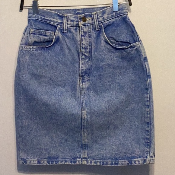 Northern Reflections vintage knee Length denim skirt size 7 - Picture 1 of 5
